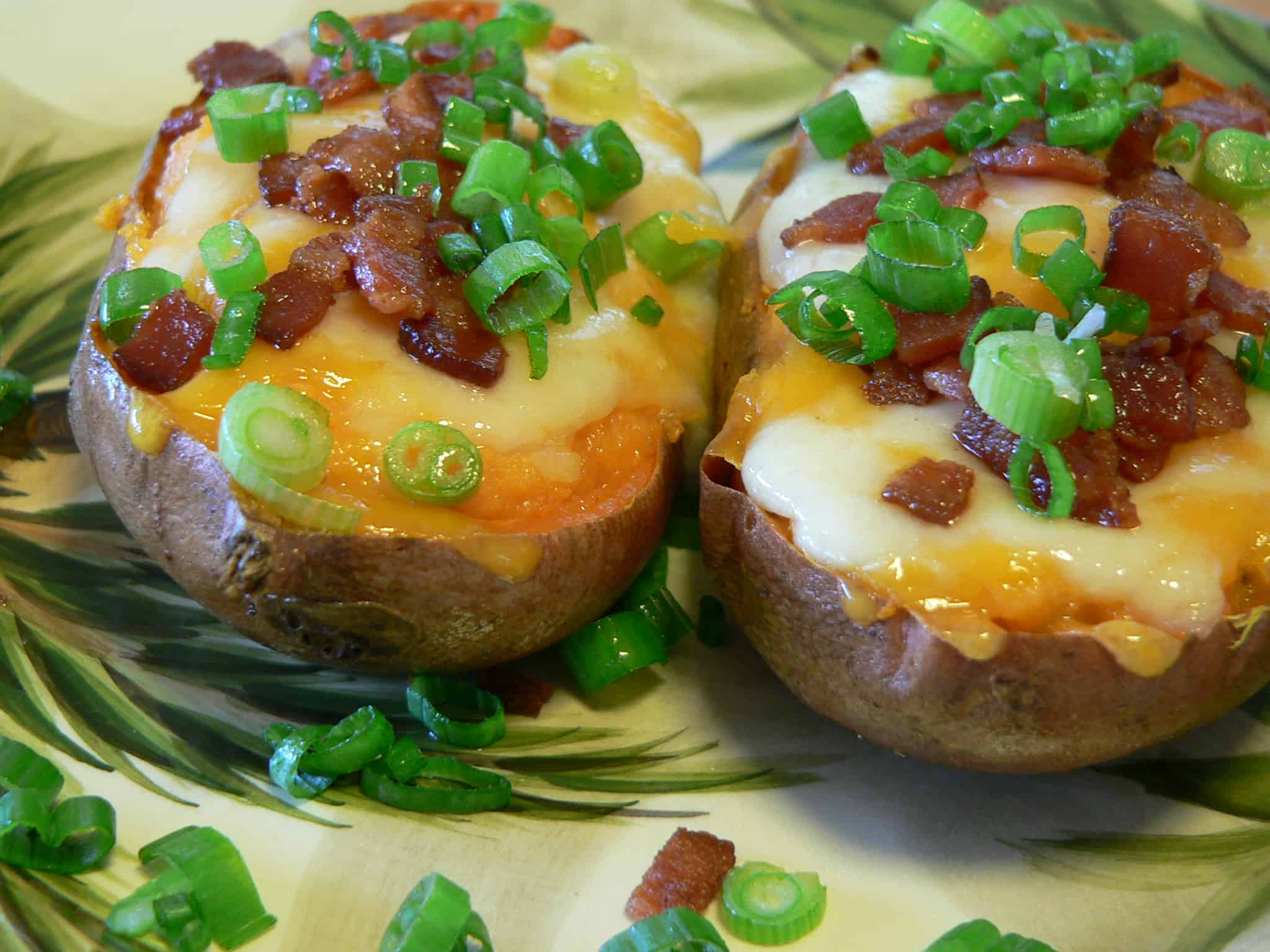 TWICE BAKED SWEET POTATOES-recipe